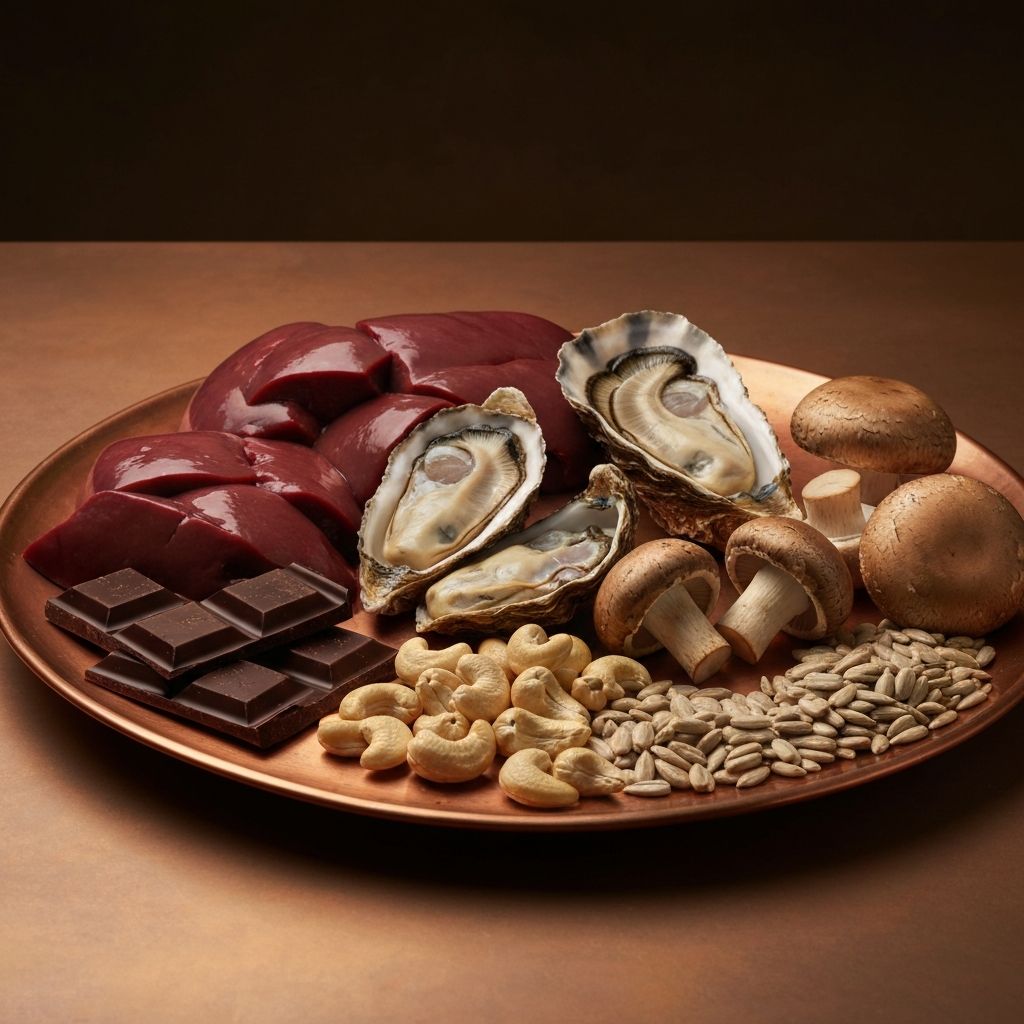 Bakır besin kaynakları